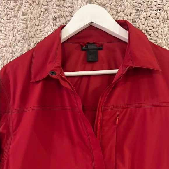 REI Outdoor Red Jacket with Zip Uo Pockets Size Large - Picture 4 of 11